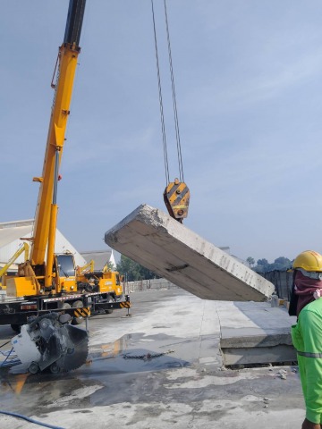 รับเจาะคอนกรีต  